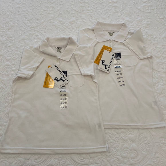 French Toast Other - French Toast Girl's KidShield Polo Short Sleeve Polo Shirt--Size 10/12